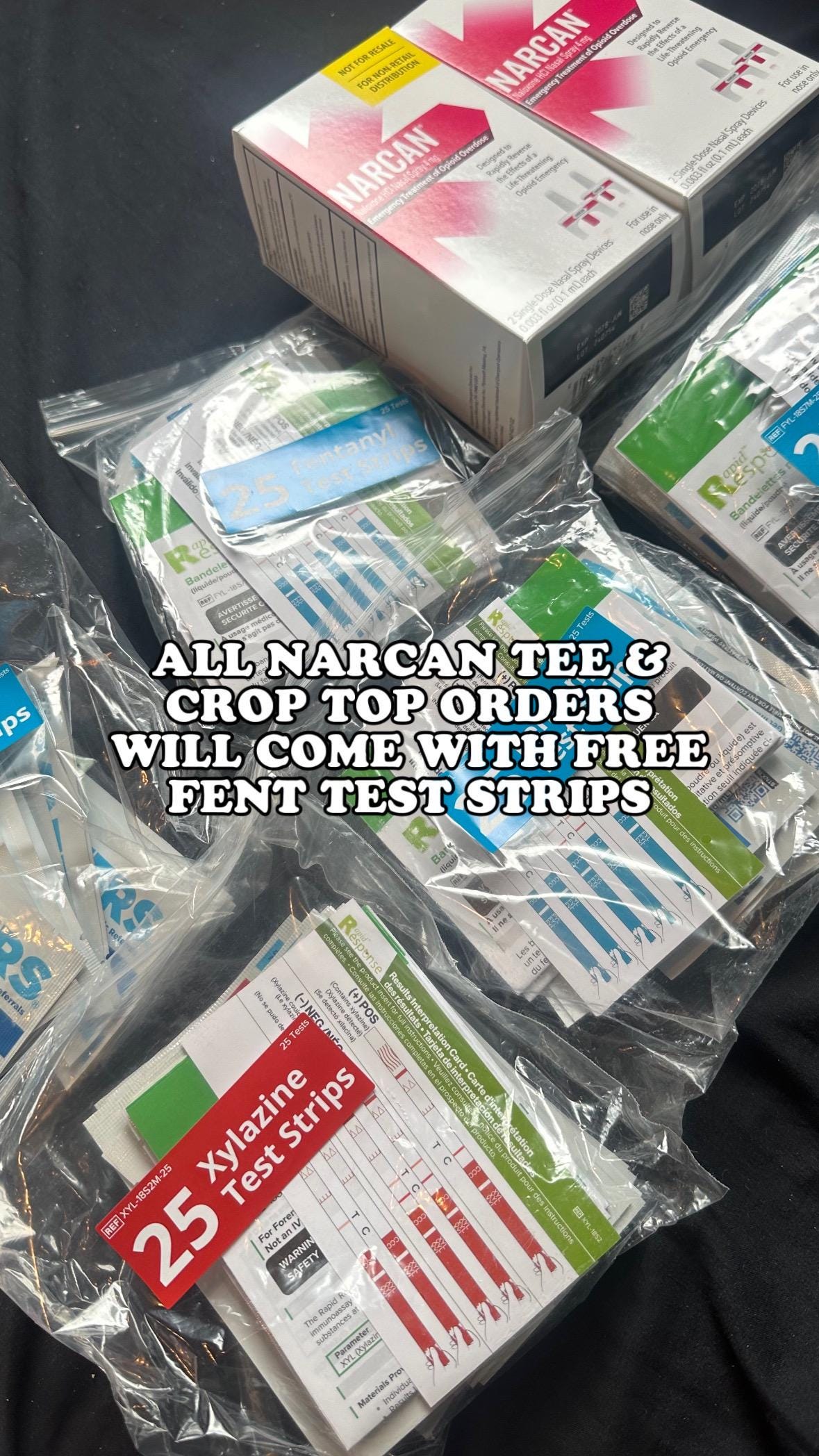 Hot girls carry narcan crop top