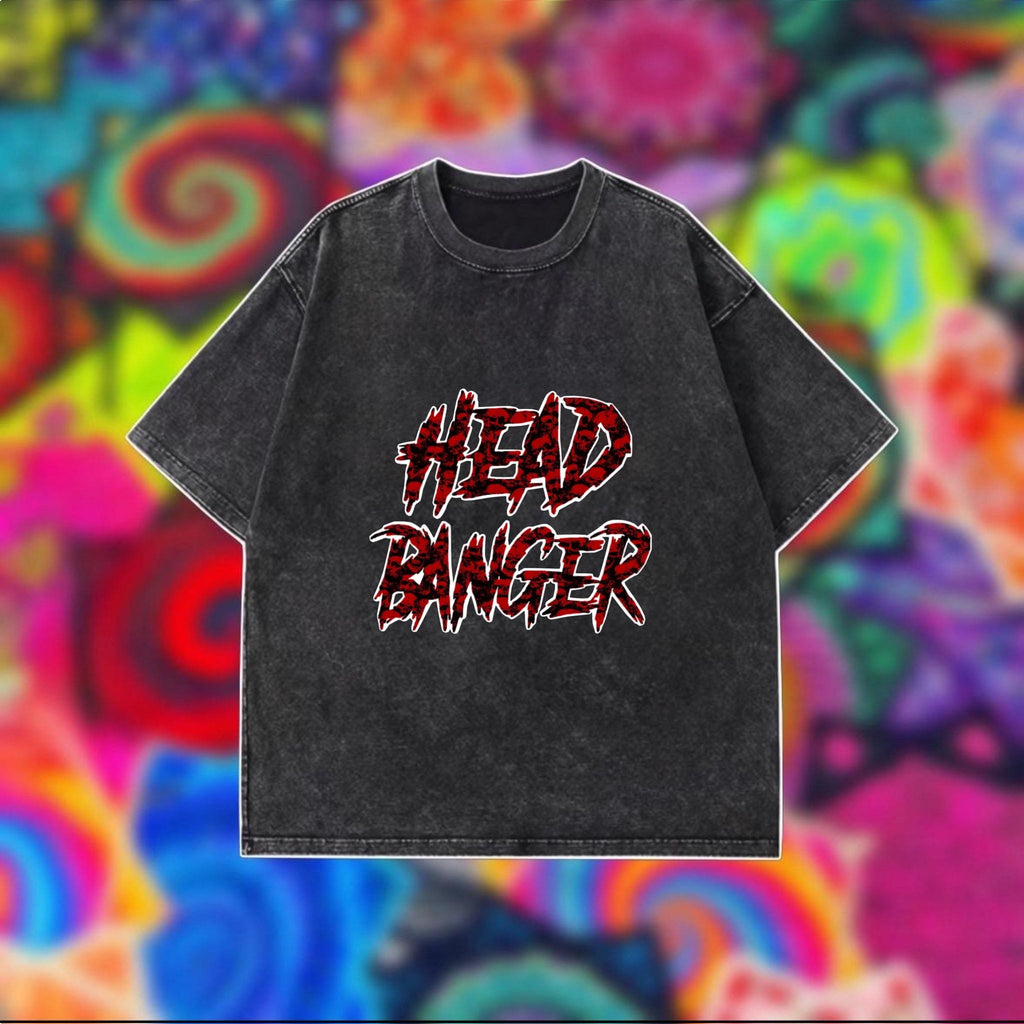 Head banger OVERSIZED tee shirt