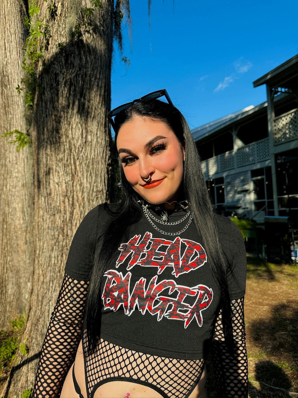 Headbanger crop top