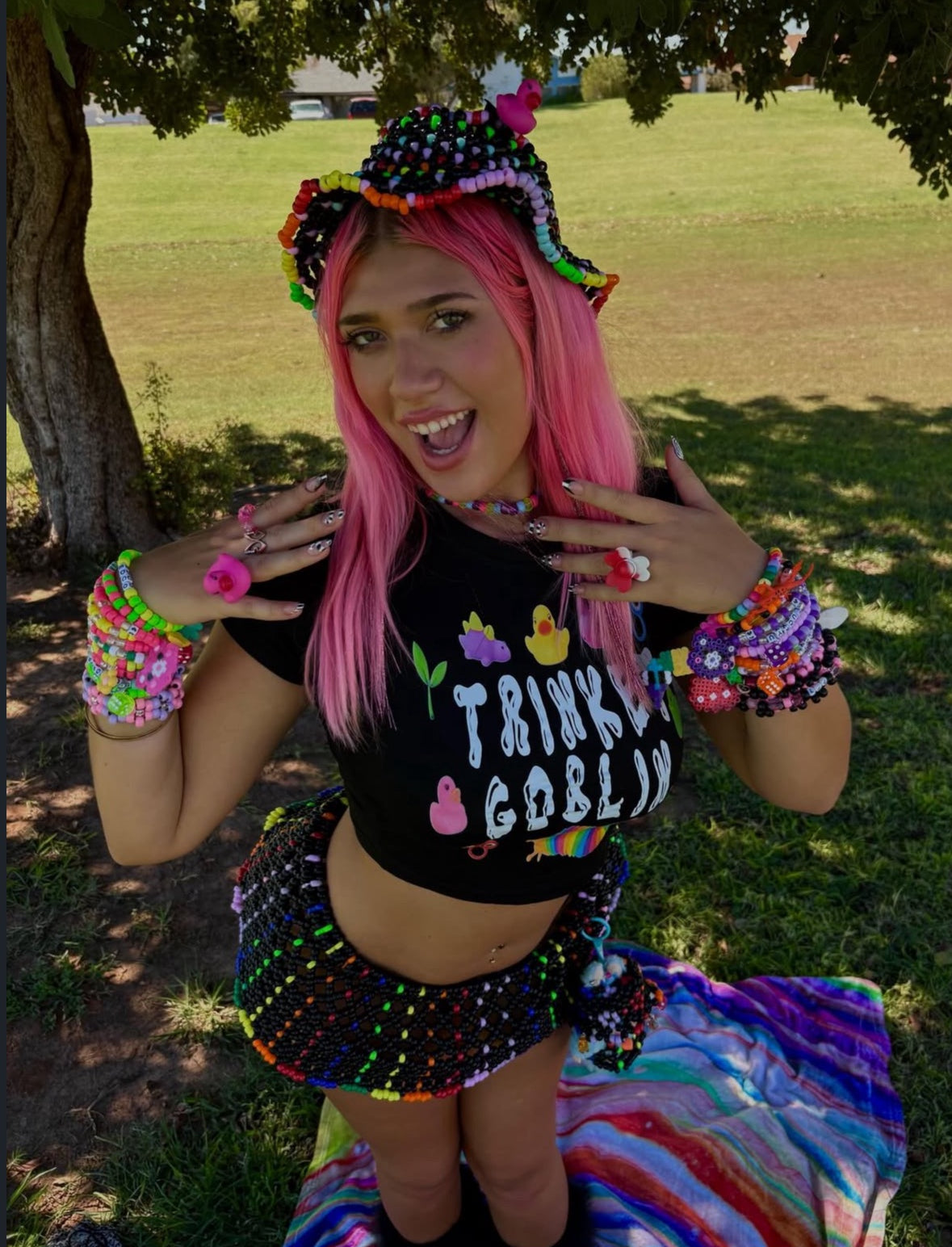 Trinket Goblin crop top