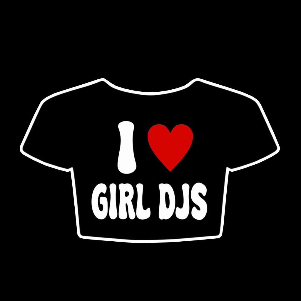 Girl djs crop top