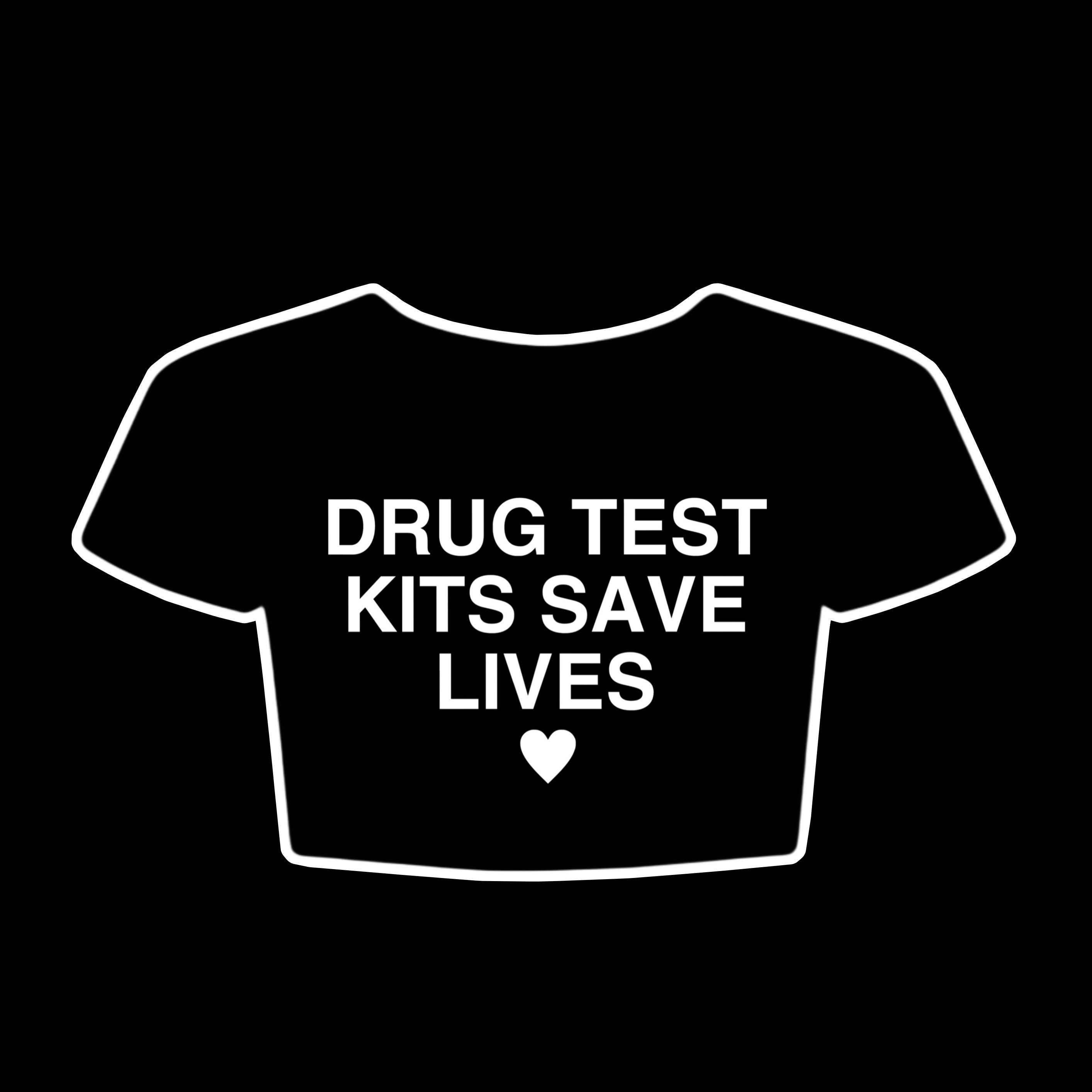 Drug test kits save lives crop top