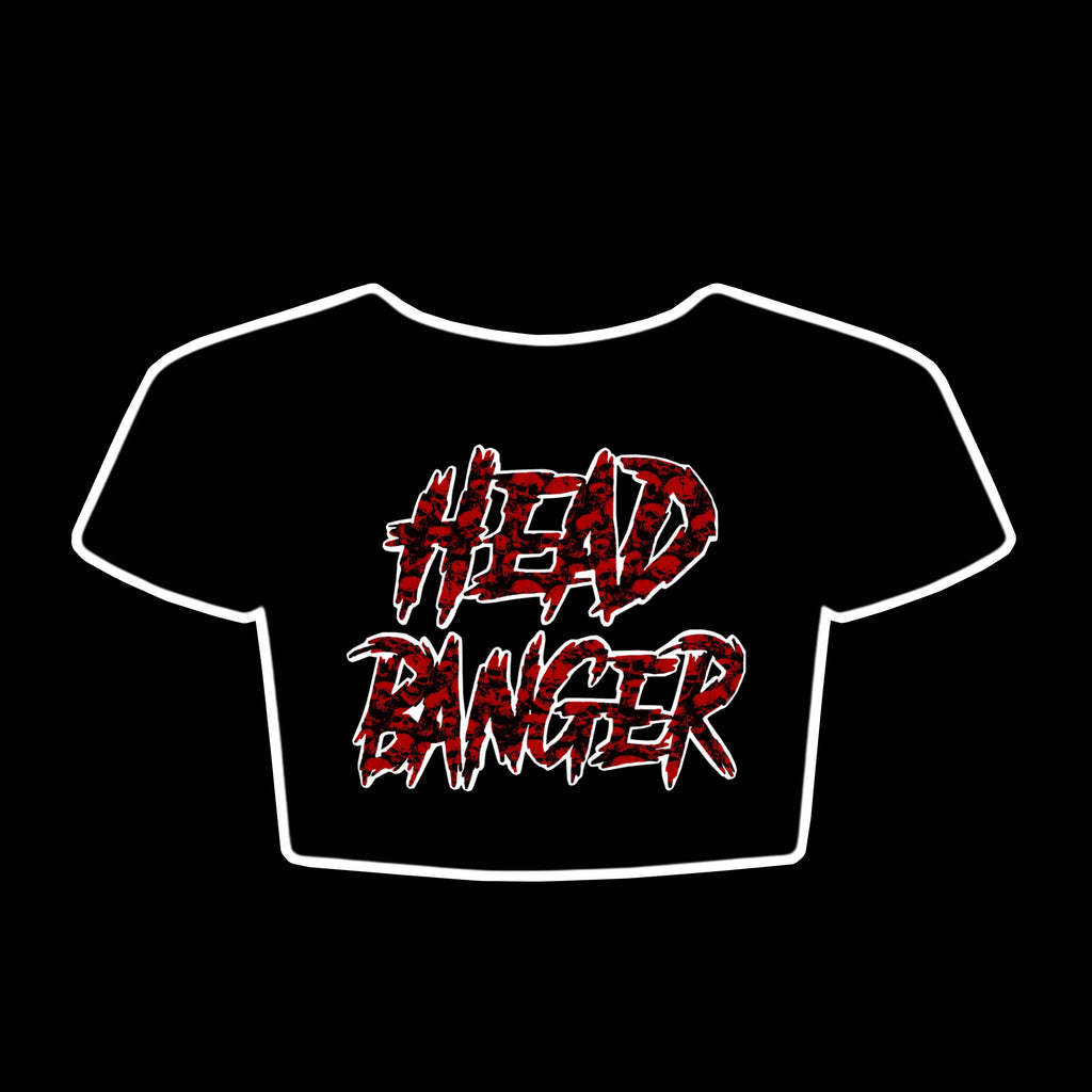 Headbanger crop top