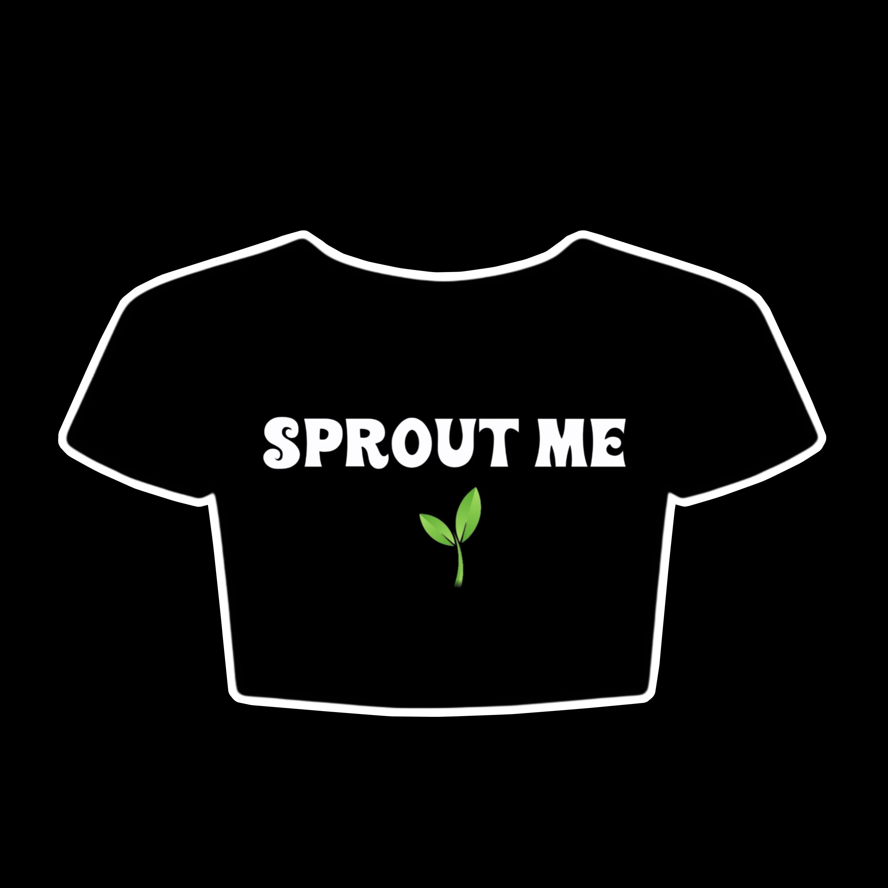 Sprout me crop top