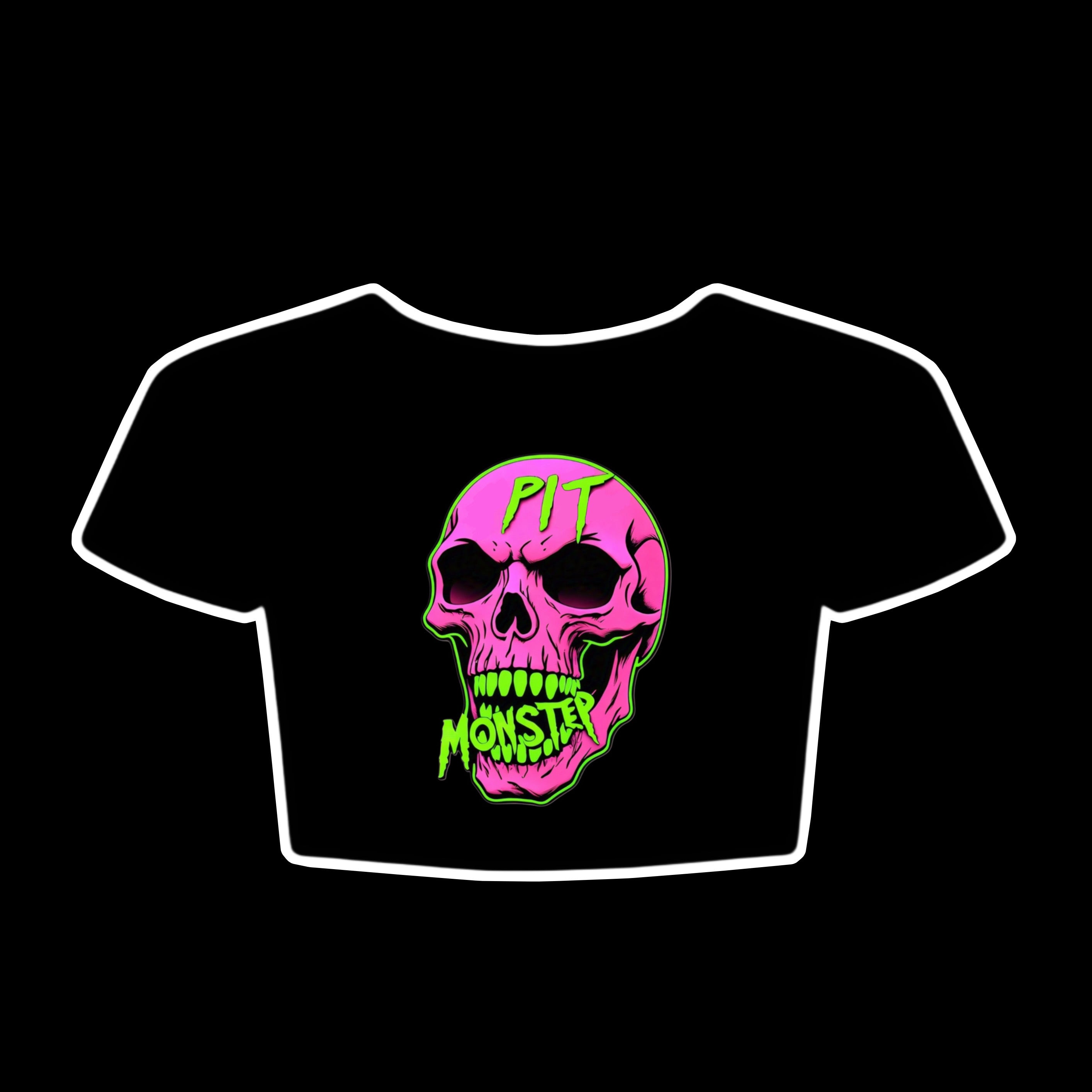 Pit monster crop top