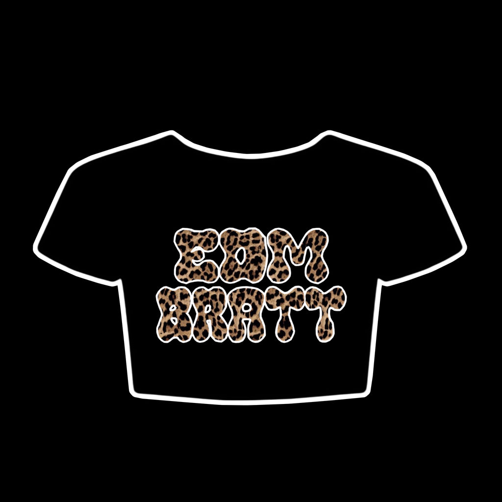 Edm bratt crop top