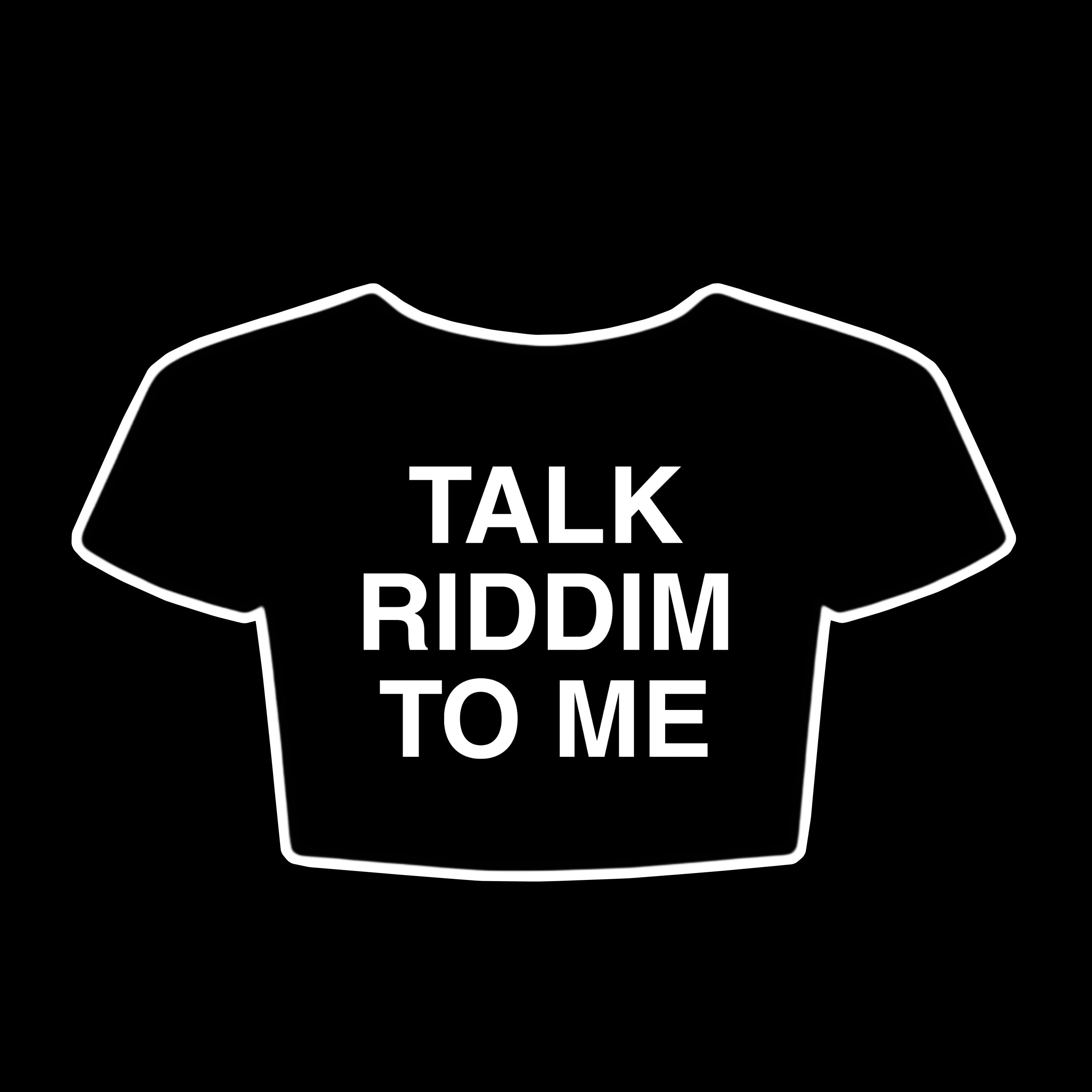 Talk riddim to me crop top