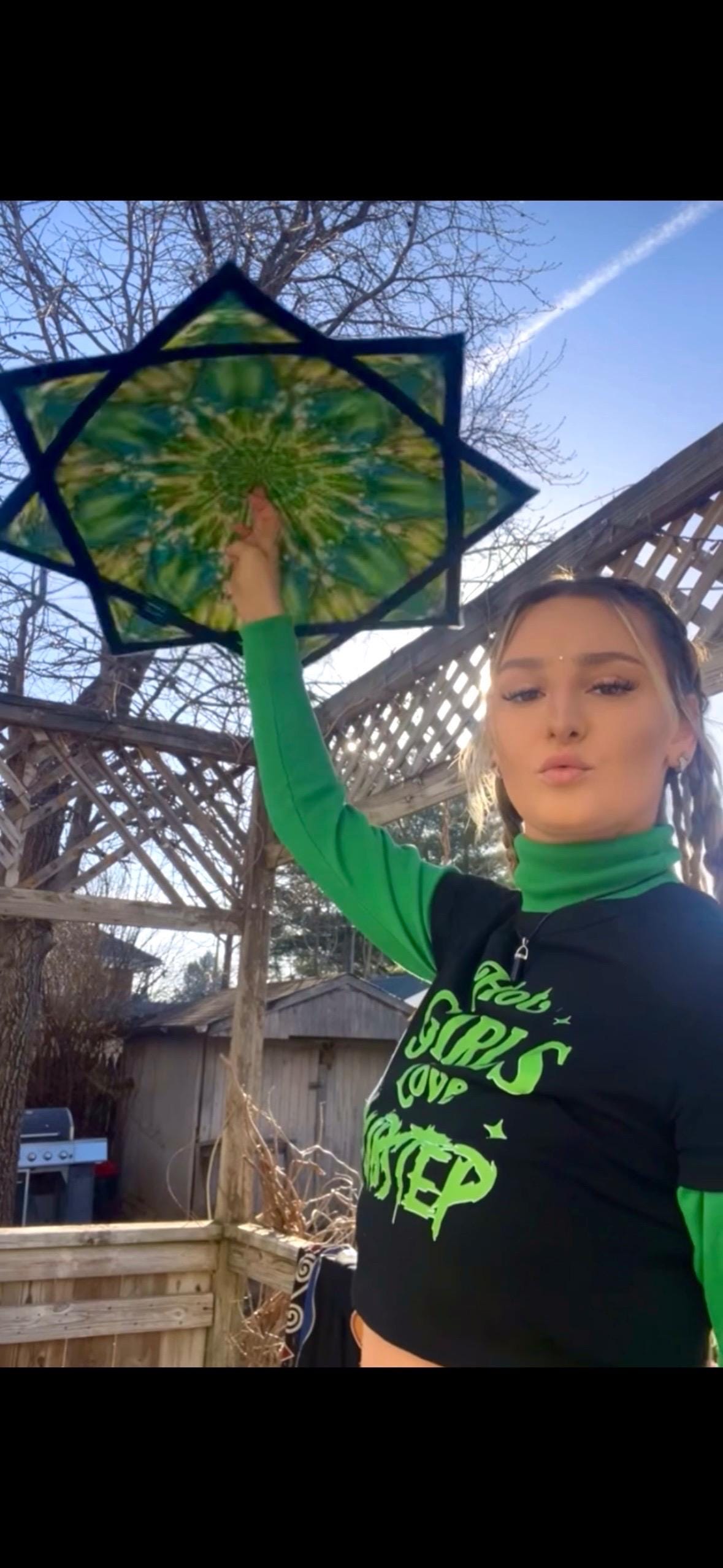 Hot girls love dubstep crop top