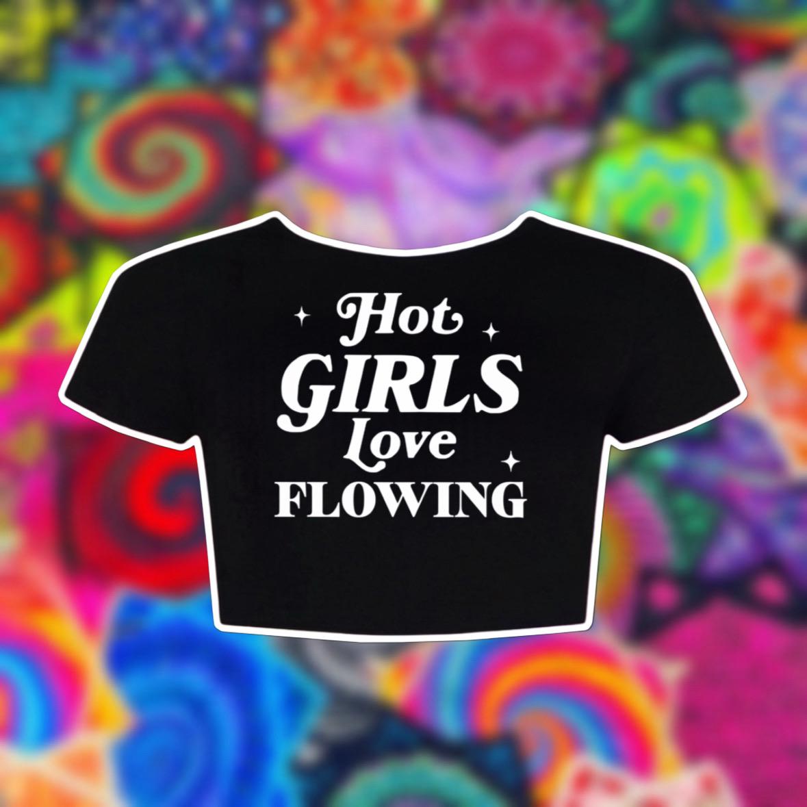 Hot girls love flowstar crop top