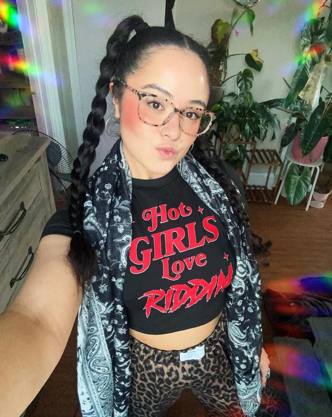 Hot Girls Love Riddim Crop Top