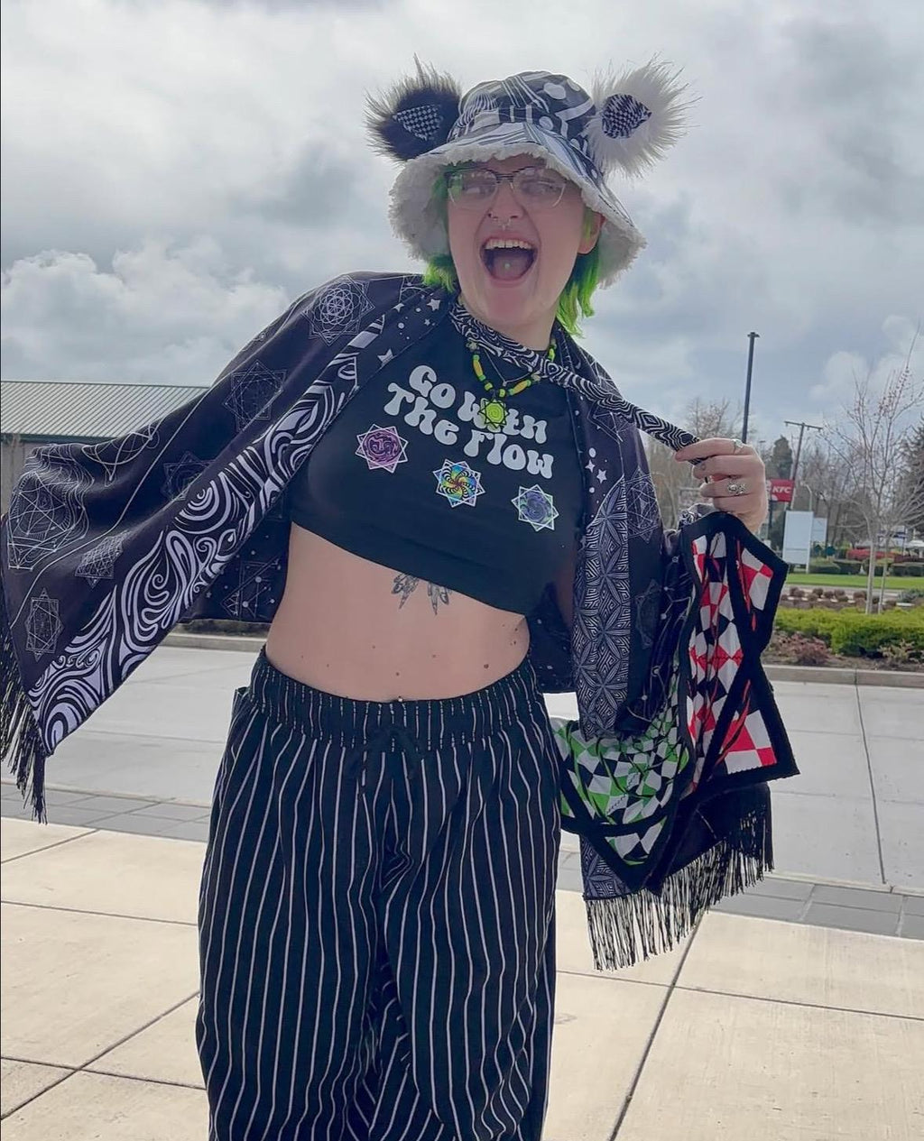 Go with the flow crop top